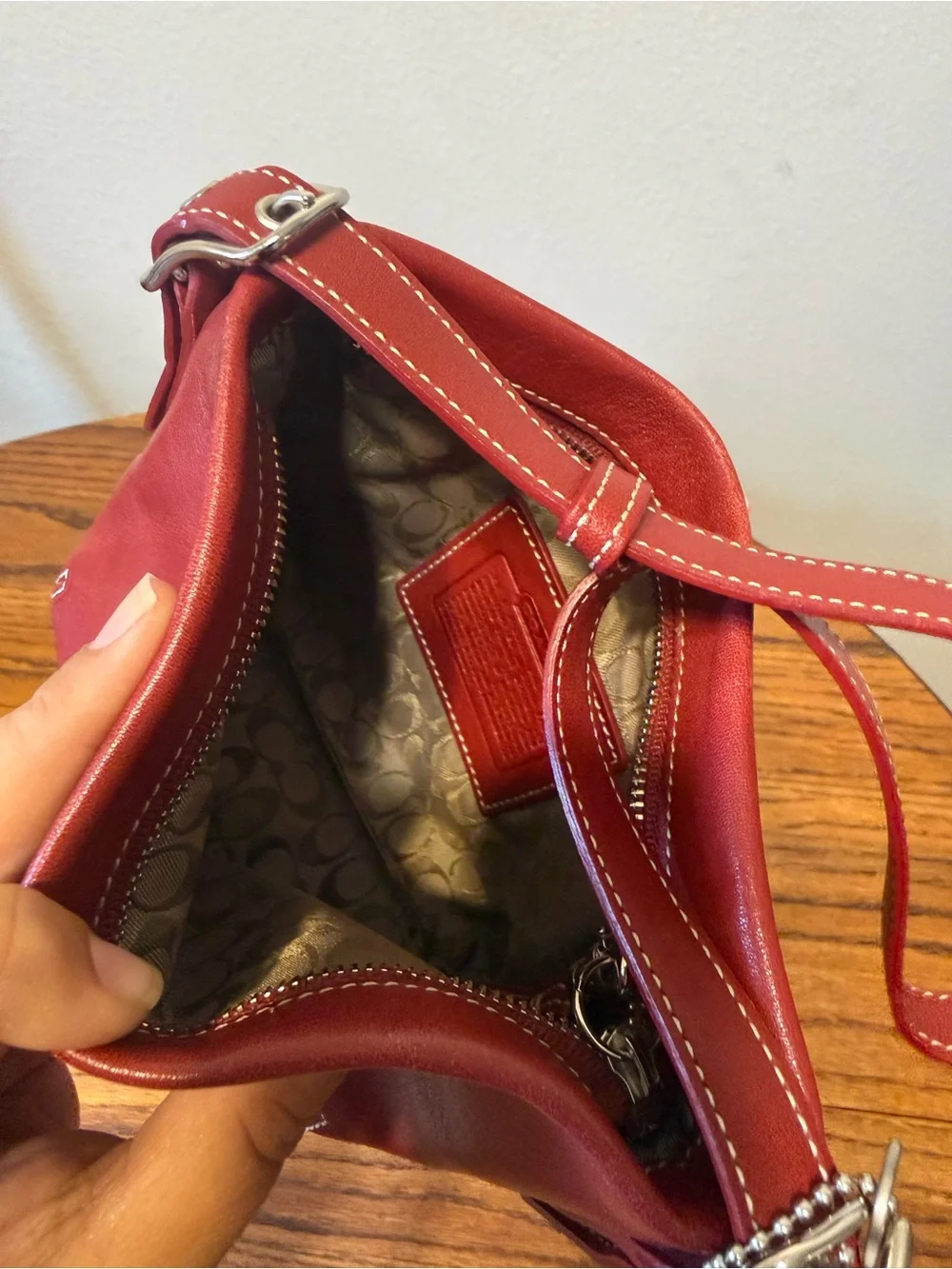 Coach true vintage quiet luxury 1990s minimalist bag